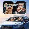 Cat and Dog Driving Sun Visor Foldable Universal Car Windshield Sun Shade UV Protection Heat Insulation Foldable Cover