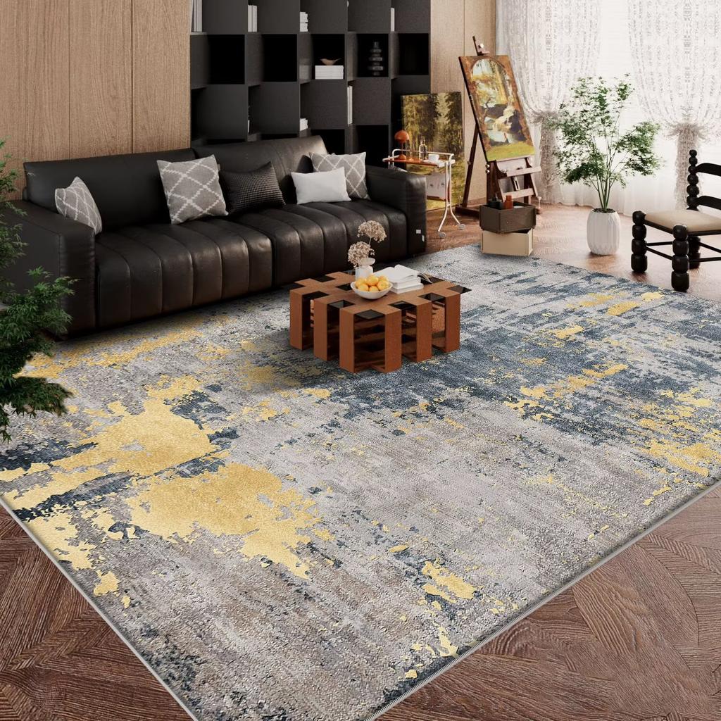 Minimalist Carpets Light Luxury Living Room Bedroom Decor Soft non-slip Rug Large Area Cloakroom study Floor Mat Easy cleaning