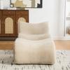Modular compression sofa made of chenille fabric, filled with 30D high-elastic foam. Easy to move, non-slip base, ideal for living room. Light Khaki