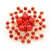 Women'S Clothing Accessories Large Snowflake Pearl Crystal Brooch Exquisite Flower Brooch Pin