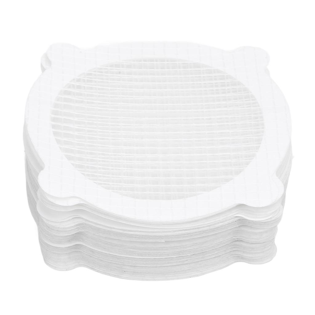50PCS Floor Drain Stickers Single Use Mesh Hair Catcher for Bathroom Shower Bathtub Kitchen Sink