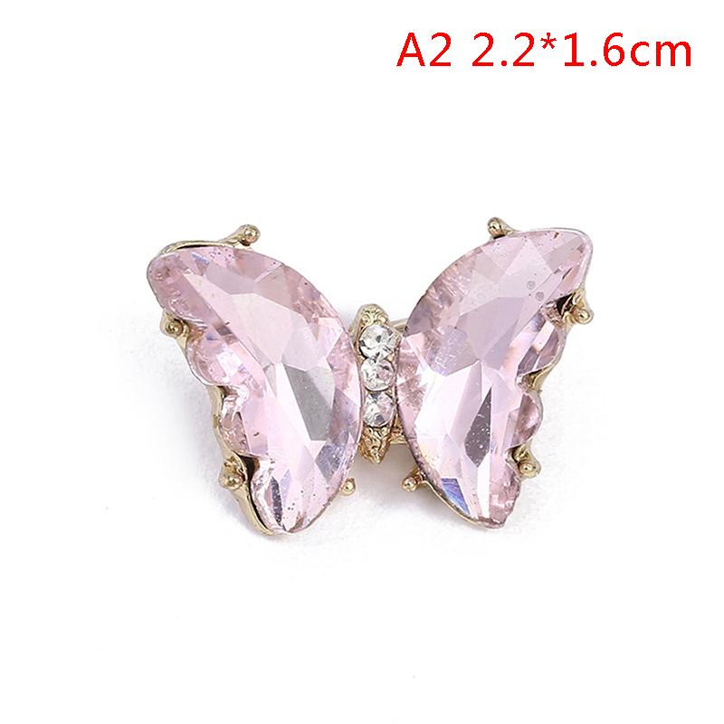 1ks Crystal drahokamu Butterfly brože Pin Odznak Příslušenství Šperky Dárky