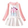Vestido de Malla Plisado de Algodón con Estampado de Cazadores Kpop Rumi Zoey Mira para Niñas