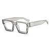 Retro Square Anti-Blue Light Glasses Men Plastics Frame Reading Glasses Myopia Flat Mirror Eyeglasses Eyewear