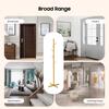 Golden Tree Coat Rack Stand, 7-Hook Iron Hallway Organizer for Hats Bags, Modern Free Standing Clothes Hat Stand