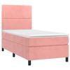 VidaXL Sommier à Lattes de Lit avec Matelas et LED, Lit Rembourré, Lit Simple, Lit Adulte de Chambre à Coucher Intérieur, 3136052