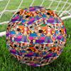 One Piece Print Size 5 Soccer Ball, Standard Match Football for Sports Game and Team Practice, Ideal Gift for Soccer Fans