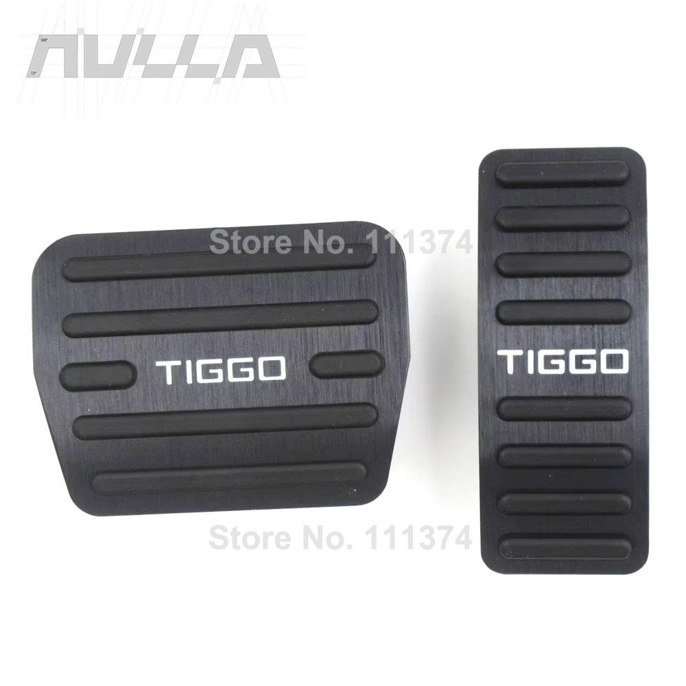 

Для Chery Tiggo 7 8 Pro Plus 2016-2022 Чехлы для автомобильных педалей, накладки на педаль акселератора, крышка для педали тормоза топлива чёрный