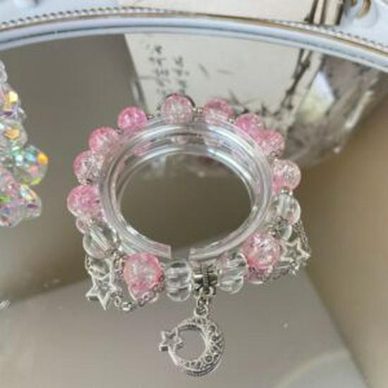 Mori Style Crystal Meteor Bracelet for Women - Versatile Fairy Jewelry, Ideal for Students and Best Friends