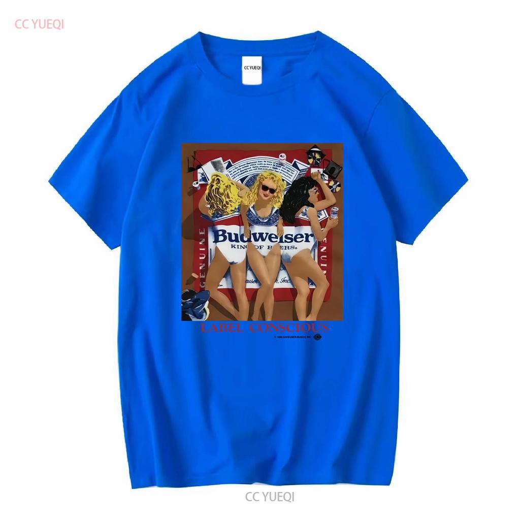 1989 Budweiser Vintage T Shirt Vintage Washed Comfortable Soft Stretched Casual Fashion Streetwear Top For Everyday Wear