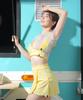 PORRIZ [Scarlet Skirt_Lemon] Swimsuit Resort Cover-Up Skirt