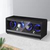 4 Slot Watch Winders Automatic Winding Watch Box Mechanical Wrist Watches Rotator Winding Device Leather Watches Winder