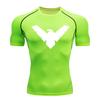 Tricou de compresie cu mânecă scurtă de vară pentru bărbați, top sport, tricou de alergare, uscare rapidă, îmbrăcăminte pentru sală, protecție solară, mânecă lungă