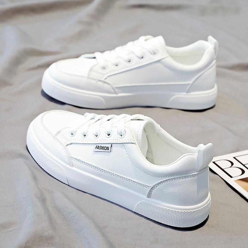 Simple and Versatile Flat White Shoes Children's 2 New Summer White Shoes Sports and Leisure Board Shoes Spring and Autumn Women's Shoes