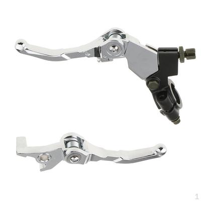 22mm 7/8 ''Motosiklet Gidon için 1 Çift CNC Katlanabilir Fren Debriyaj Kolları