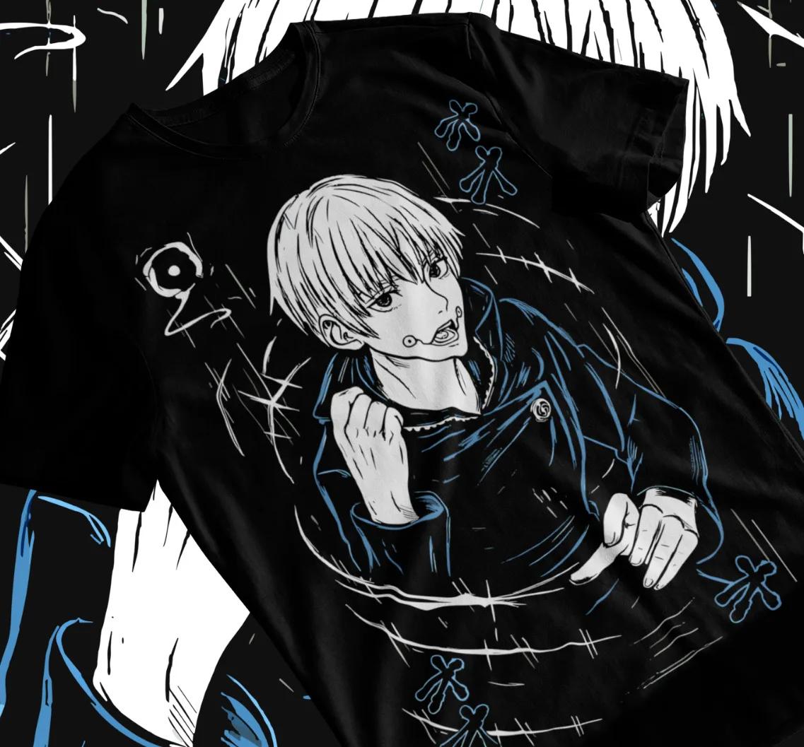

Inumaki Toge T-Shirt Jujutsu Kaisen Megumi Fushiguro Satoru Gojo Shirt Soft Tee Women Clothing Graphic T Shirts Vintage Y2K Top S