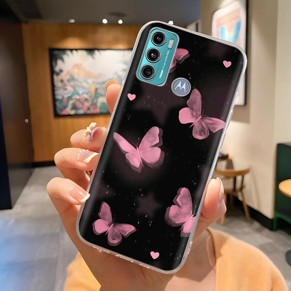 Per Custodia Motorola Moto G60 MotoG60 Carina Trasparente Morbido Silicone TPU Cover Posteriore Per Motorola Moto G60 G60s Custodie Protettive per Telefono