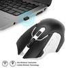 Optical 1200DPI Wireless Gaming Mouse Comfortable Grasp No Delay 2.4G Wireless Mouse - Black