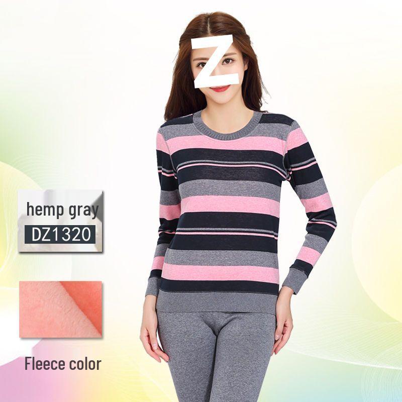 Women's Warm Fleece Set for Mid-Aged and Elderly: Cozy Winter Underwear for Mothers and Grandmothers