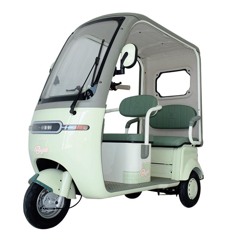 Guardian Electric Tricycle Van with Canopy, Double Row Seats, Mobility Scooter for Elderly Dual-Use