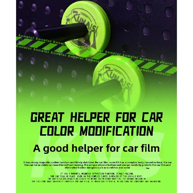 ALIWRAP 4PCS Vinyl Car Wrap Fixer Magnet Holder Carbon Film Wrapping Window Film Tinting Strong Gripper Fixing Tool Auto StylingWindshield Washer