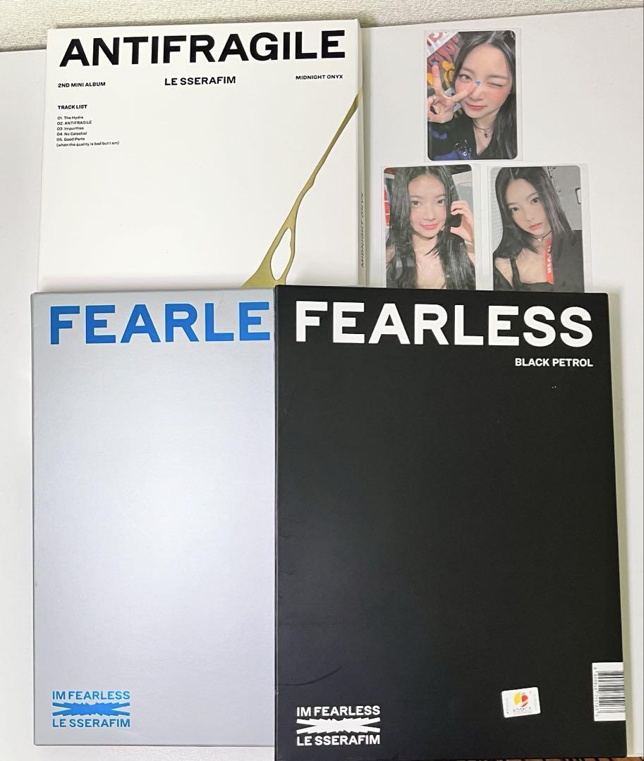 

[USED] LE SSERAFIM FEARLESS Album Trading Card Eun-chae