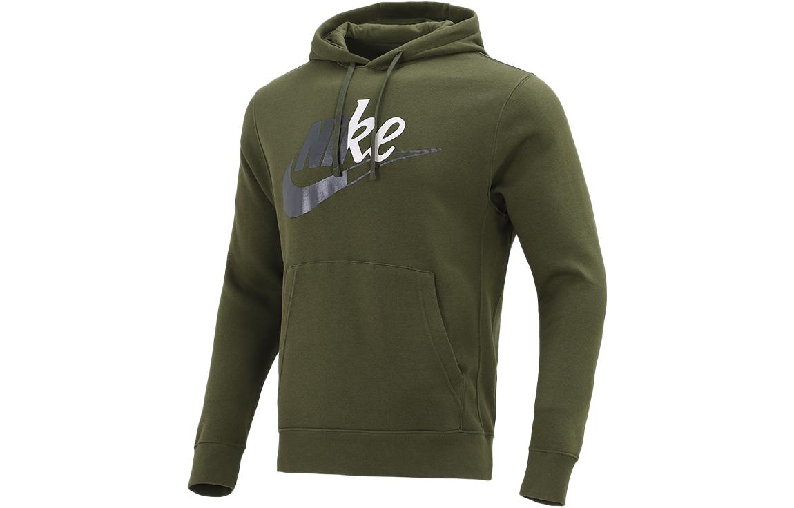 Nike Sweatshirts Men s Green Hooded Moderate DD5012-326 L
