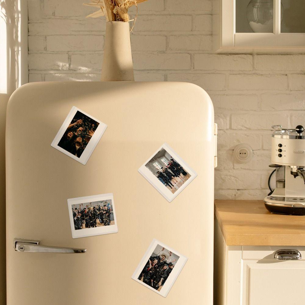 5PCS Photograph Magnetic Photo Frame Stamp Creative Instant Camera Picture Holder Card Colorful for Fujifilm Instax WIDE 300