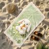 Süßes Kaninchen Gänseblümchen Strandtuch Gemustert Sonnenschutz Und Winddicht Geeignet Für Schwimmbad Camping Reisen