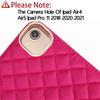 Funda Case for iPad 7th 8th 9th 10th Gen iPad Air4 Air5 iPad Pro11 Air11 A16 Lambskin Stand Smart Case iPad 9.7 Coque