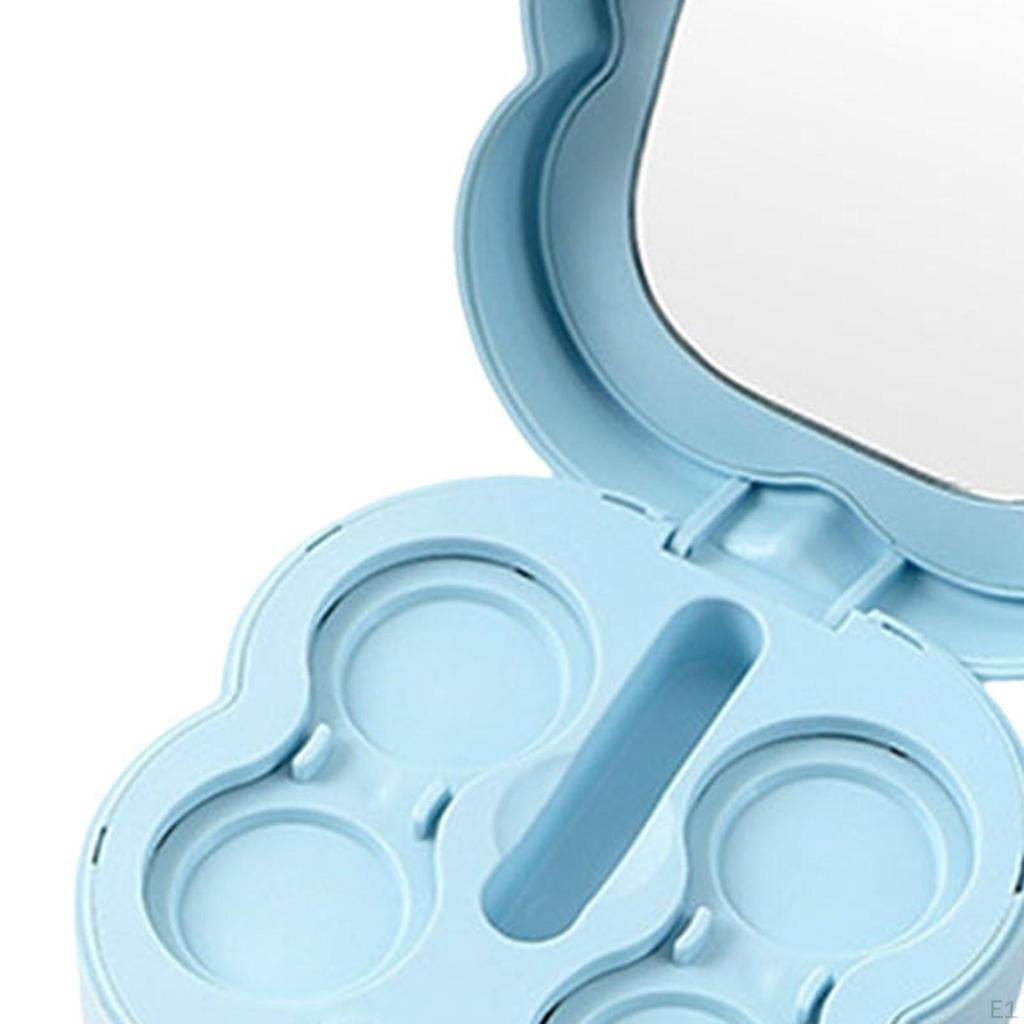 Contact Lens Case with Cleaner Washer Lightweight Travel Size Self Cleaning