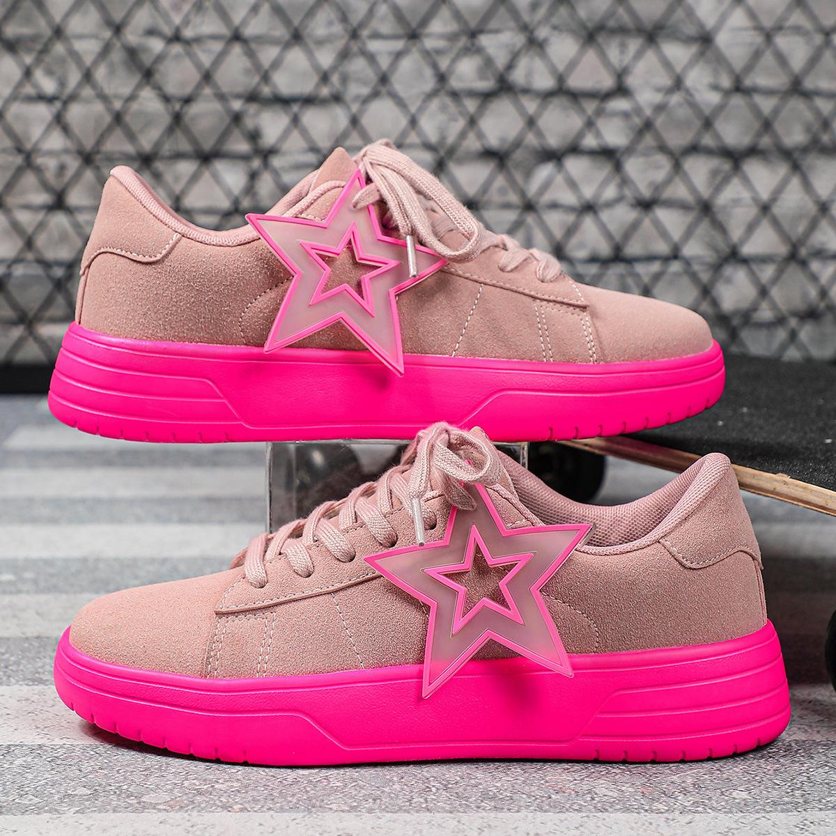 22 осень новые пятиконечные платформенные скейтбордические кроссовки студенческие повседневные спортивные кроссовки 35