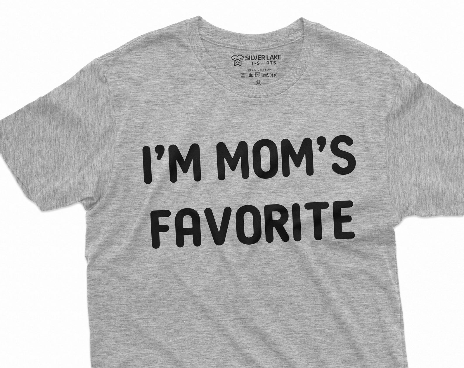 Men s Funny T-shirt I am Mom s Favorite Tee Shirt Gift for Son Daughter Birthday Funny Tee shirt Christmas Funny Shirt XL
