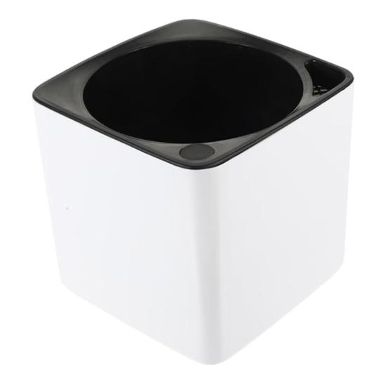 Samozavlažovací květináč Automatický zavlažovací květináč s absorpčním bavlněným provázkem Květináč pro uchovávání vody s drenážním otvorem pro pokojové a venkovní rostliny