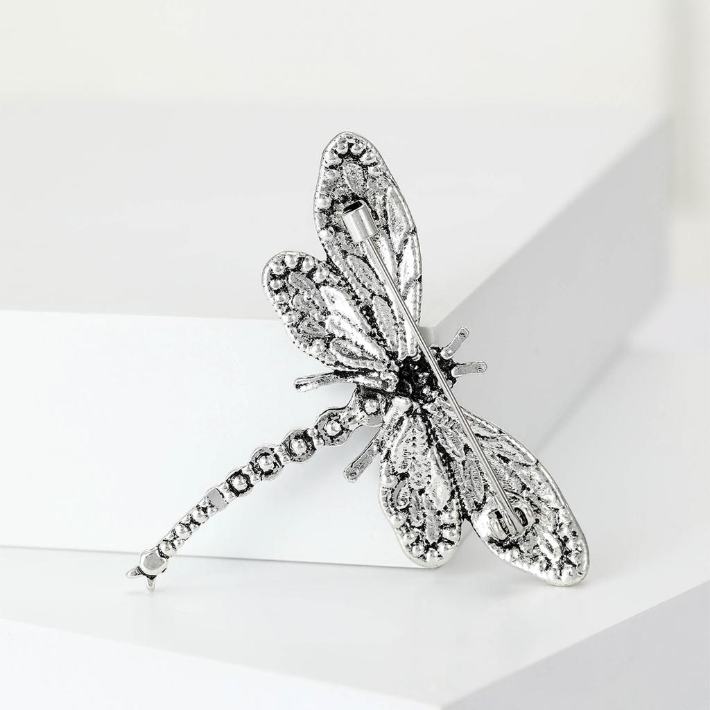 Vintage Enamel Dragonfly Brooches for Women Unisex Insect Pins Friend Event Party New Gifts Jewelry Decoration Accessories