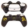 Anti-Rutsch Controller Skin für PS5 Controller Silikon Schutzhülle mit 2 Daumenstick-Aussparungen und Touchpad-Aufkleber für PS5 Controller
