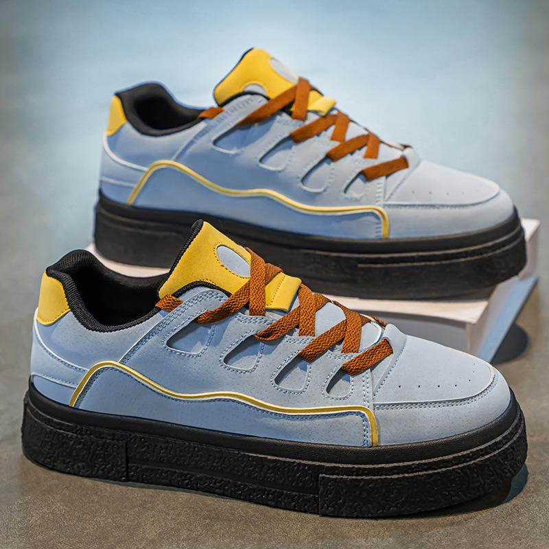 

Мужская обувь 2025 года, весна, новые мужские нишевые дизайнерские спортивные туфли для серфинга, модная корейская версия, низкие повседневные удобные белые туфли 44