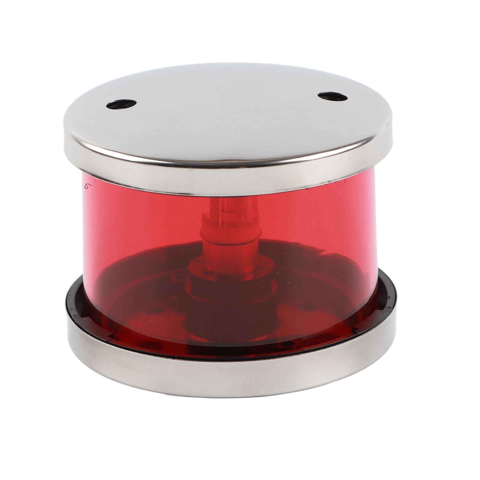 LED Boat Navigation Light 12 to 24V LED Stainless Steel Wear Resistant Waterproof Boat Navigation Light for Boat