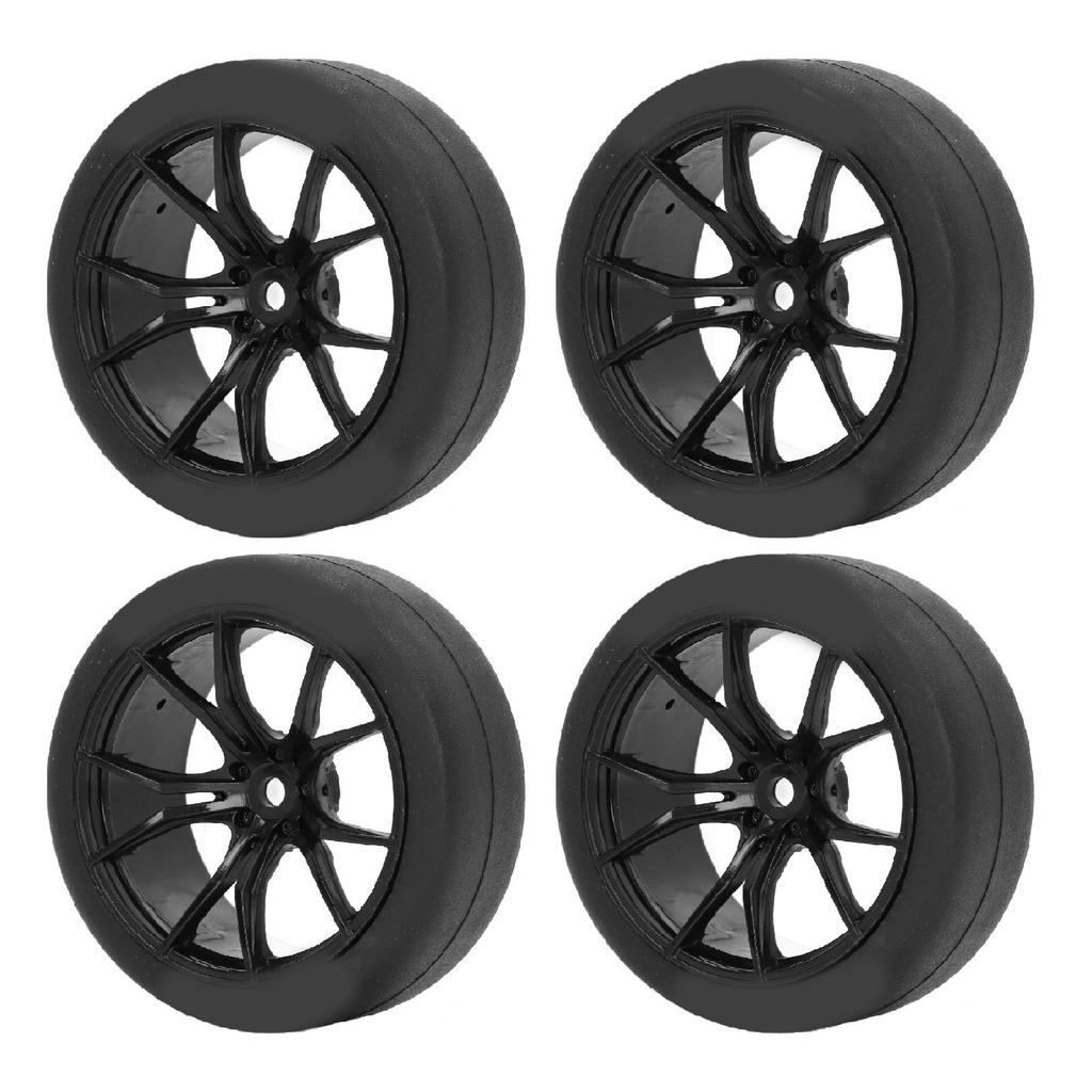 4PCS RC Car Tires Strong Cushioning Universal Fit for TAMIYA TT01 TT02 XV01 XV02 HSP 94123 94122 1 10 Remote Control