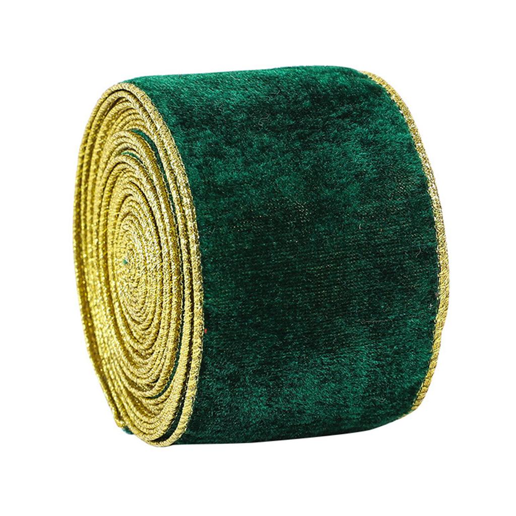 Christmas Irish Velvet Ribbon 1 Roll Handmade Children Adult DIY Crafts