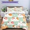 3pcs Guinea Pig Bedding Set, Suitable for Bedroom Decoration, (Includes 1 Duvet Cover And 2 Pillowcases, Quilt Not Included) yy250822148