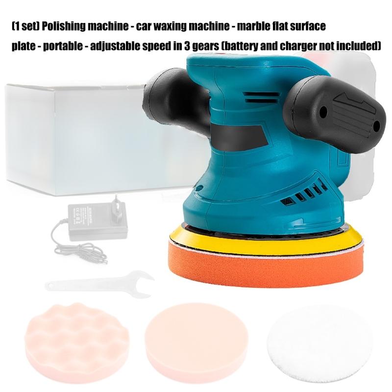 3 Speed Adjustable Polishing Machine For Automotive Detailing Stone Surfaces ABS Light Weight Polisher