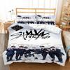 Stray Kids Digitaldruck Bettwäsche-Set Dreiteilig 3D-Druck Dreiteiliges Set