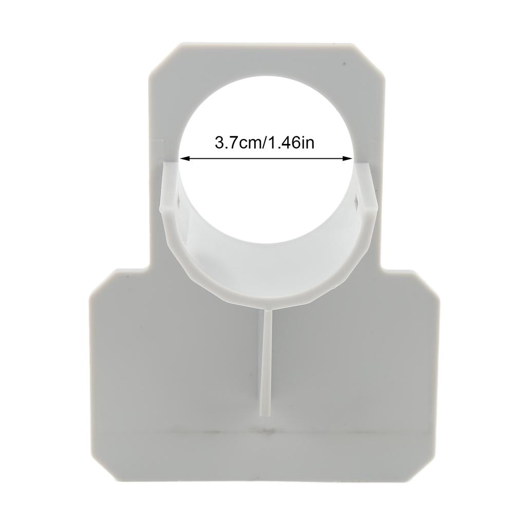 3.7cm Swimming Pool Pipe Holder Above Ground Pool Hose Bracket Hose Support with Tapes Gray