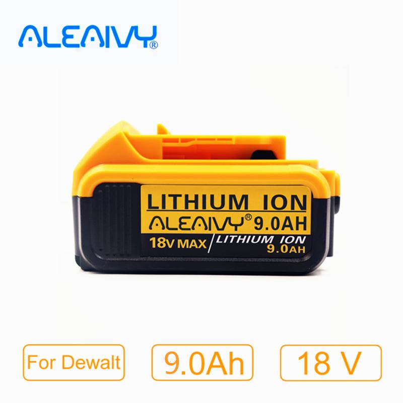 

Aleaivy Origin18v 9 .0ah Max Battery Power Tool Replacement for Dewalt Dcb184 Dcb181 Dcb182 Dcb200 Dcb205 18volt 20v Volt Battery