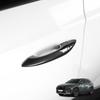 For Hyundai Tucson NX4 2021-2025 Touch / Button Version Exterior Carbon Fiber Bright Black Style Outer Door Handle Cover Trim