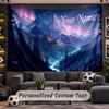 World of Warcraft Personalized Tapestry Support Custom Name, Wall Art Home Decoration