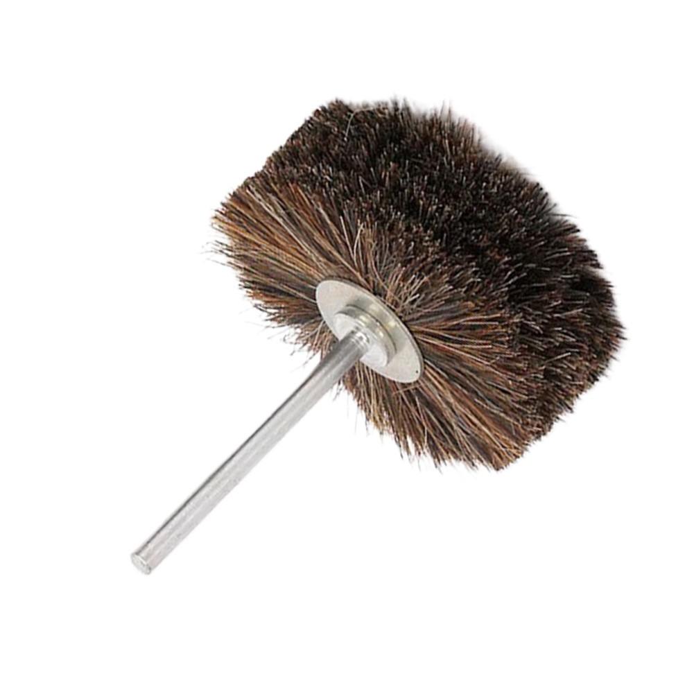 

3,35-дюймовая колесная щетка, коричневый шлифовальный инструмент, нейлоновая полировальная щетка