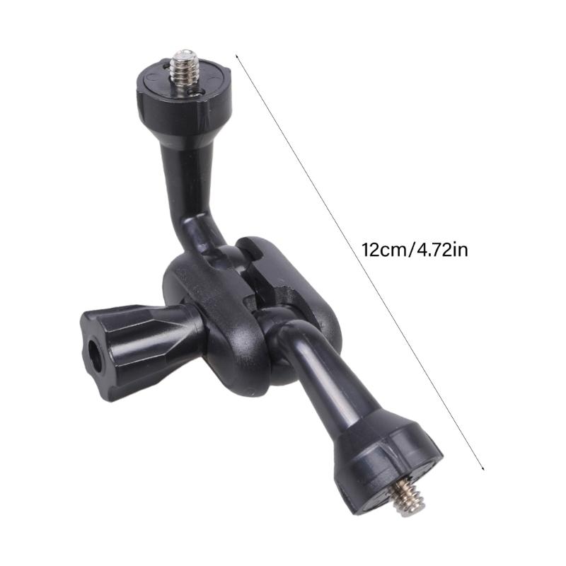 1/4 20 Threaded Camera Bracket Adapter 12cm Metal Plastic Hybrided Connector For Action Cameras Smartphone Clamps