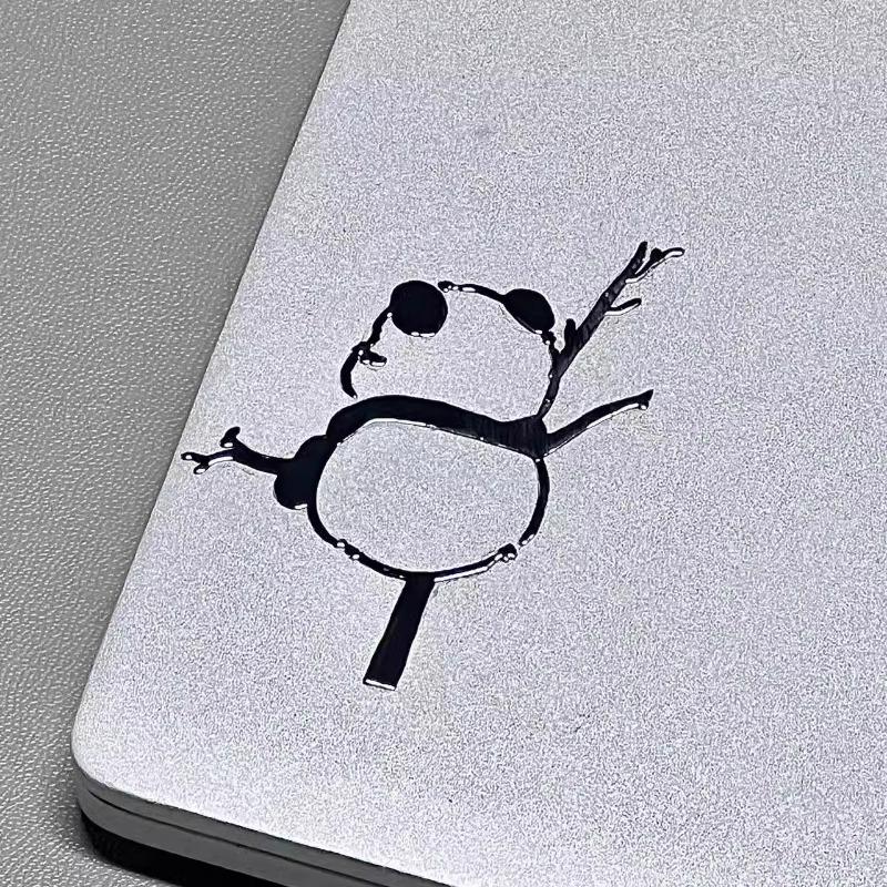 3 Stück Niedliche Wasserspielende Katze 3D Relief Metallaufkleber Stil Wasserdicht Cartoon Abziehbild Deko für Tablet PC Laptops